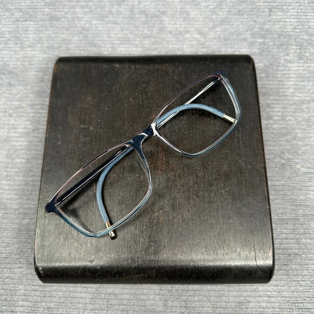 Silhouette SPX Y2K 2934 Blue Purple Gradient Rectangular Eyeglass Frames 56-16